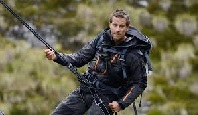 BEAR GRYLLS TRIES ESCAPING A HIGH-RISE FIRE | SKYSAVER RESCUE BACKPACKS